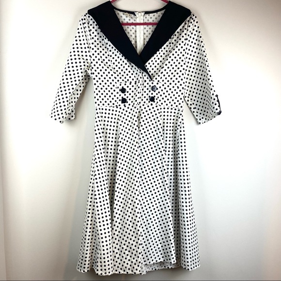 50’s Polka Dot Dress - Picture 1 of 4